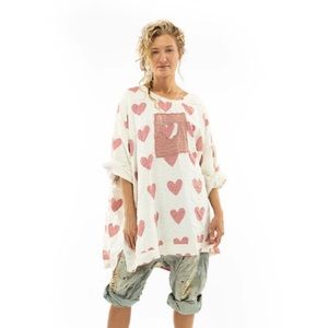 Magnolia Pearl Francis Top heart/love